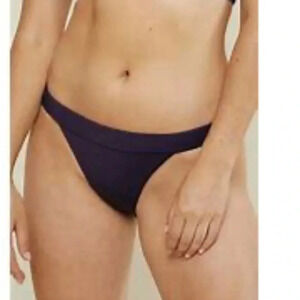 New! Andie Swim Banded Bikini Cheeky Bottom L